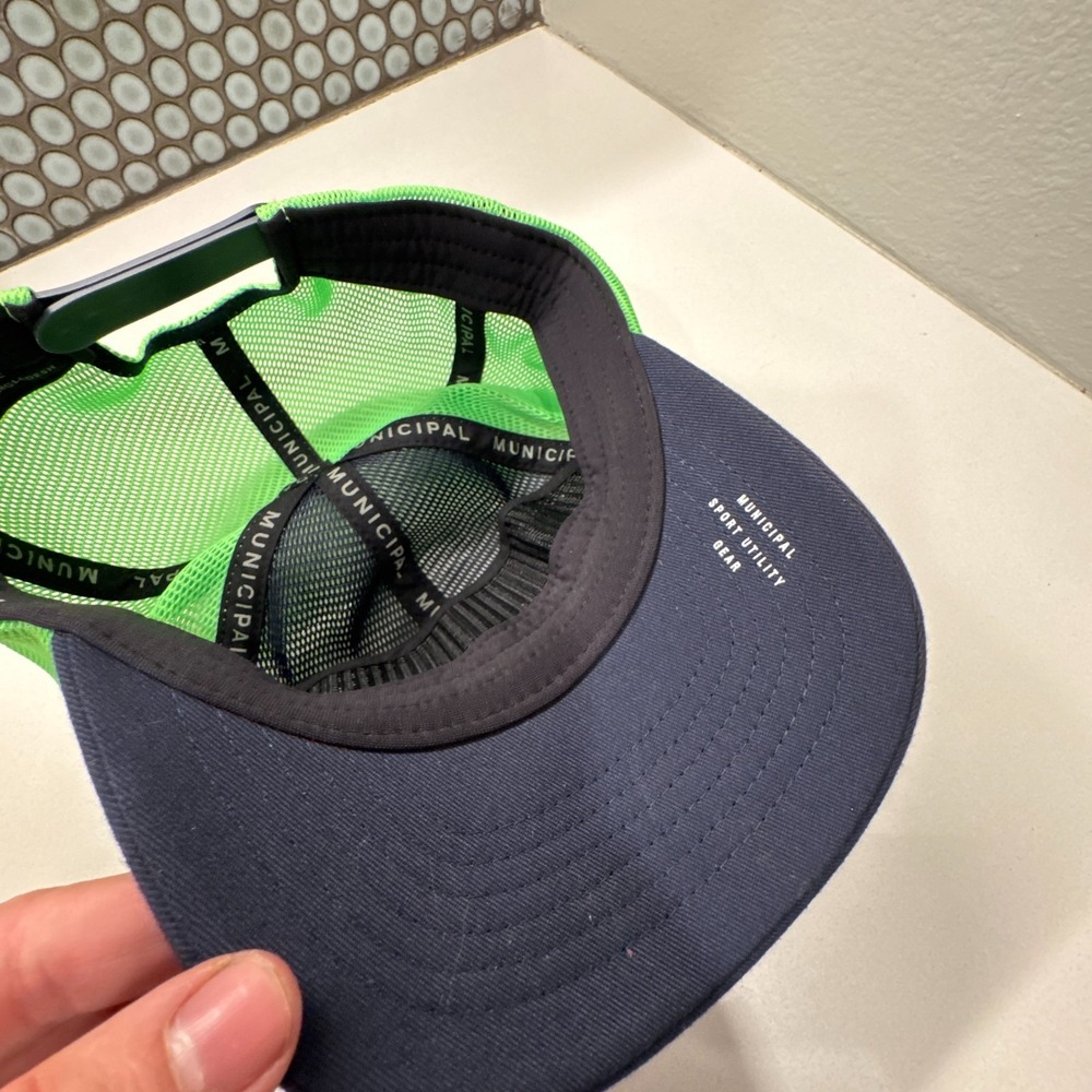 Municipal Sport Utility Gear Hat Cap Adjustable Mesh Trucker 4 Am Club Blue OSFA - Picture 4 of 7
